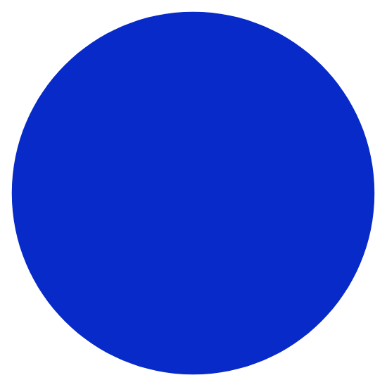 Kék kör - Alcím díszítőelem